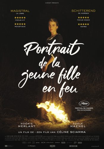 Affiche du film Portrait de la jeune fille en feu césar 2019 / 2020
