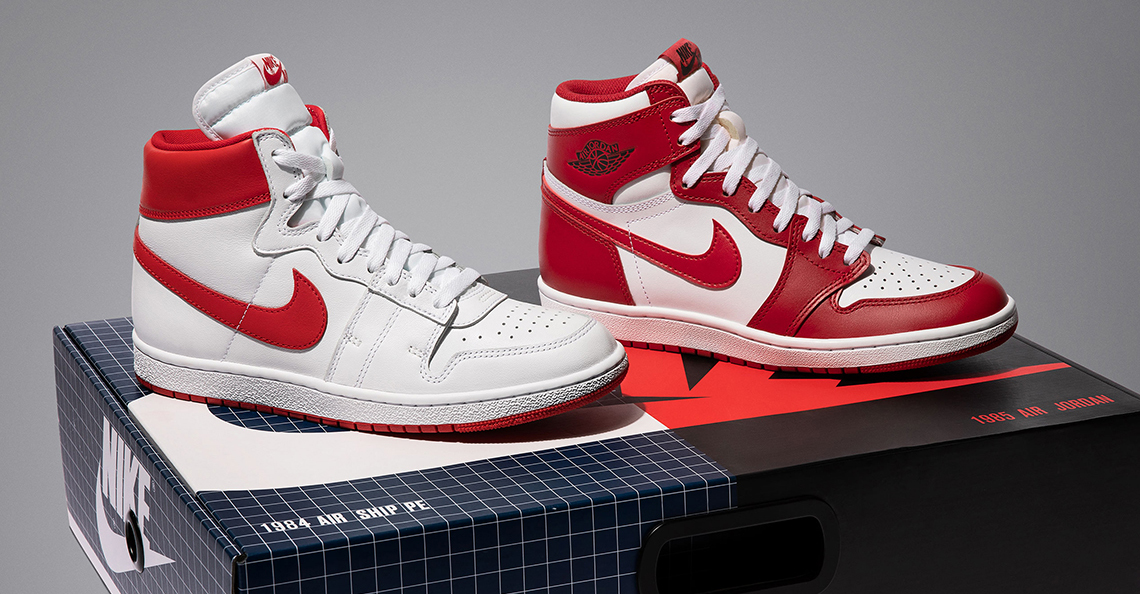Nike Jordan 1 red rouge white blanc All Star 2020