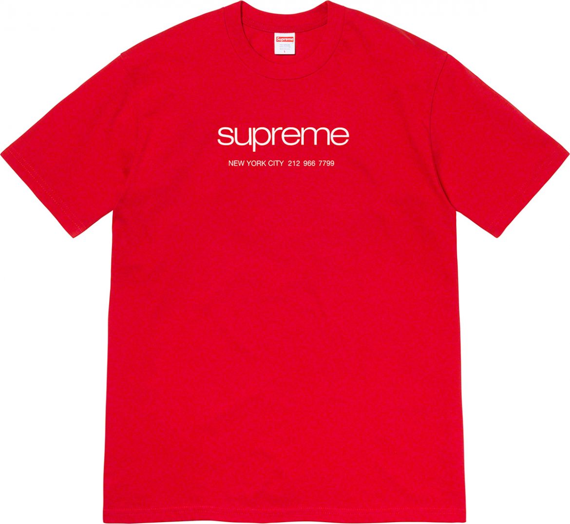 Supreme S/S20 SS20 2020 Shop Tee