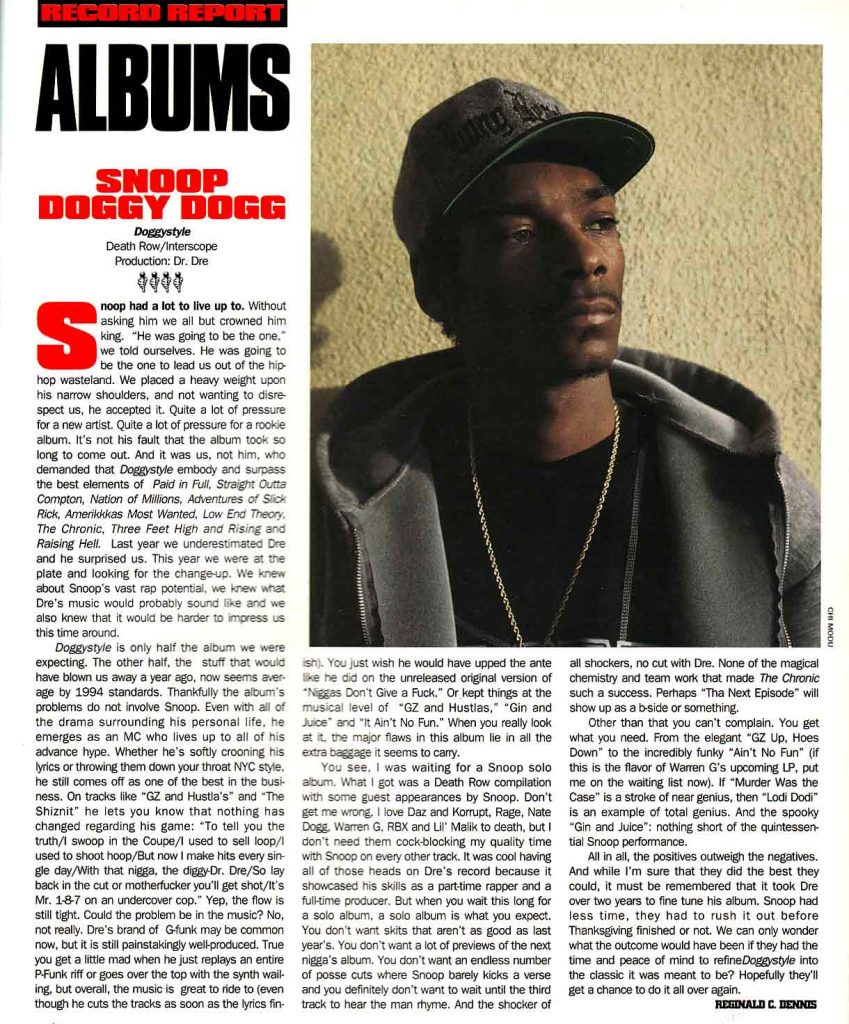 Snoop Dogg The Source 1994
