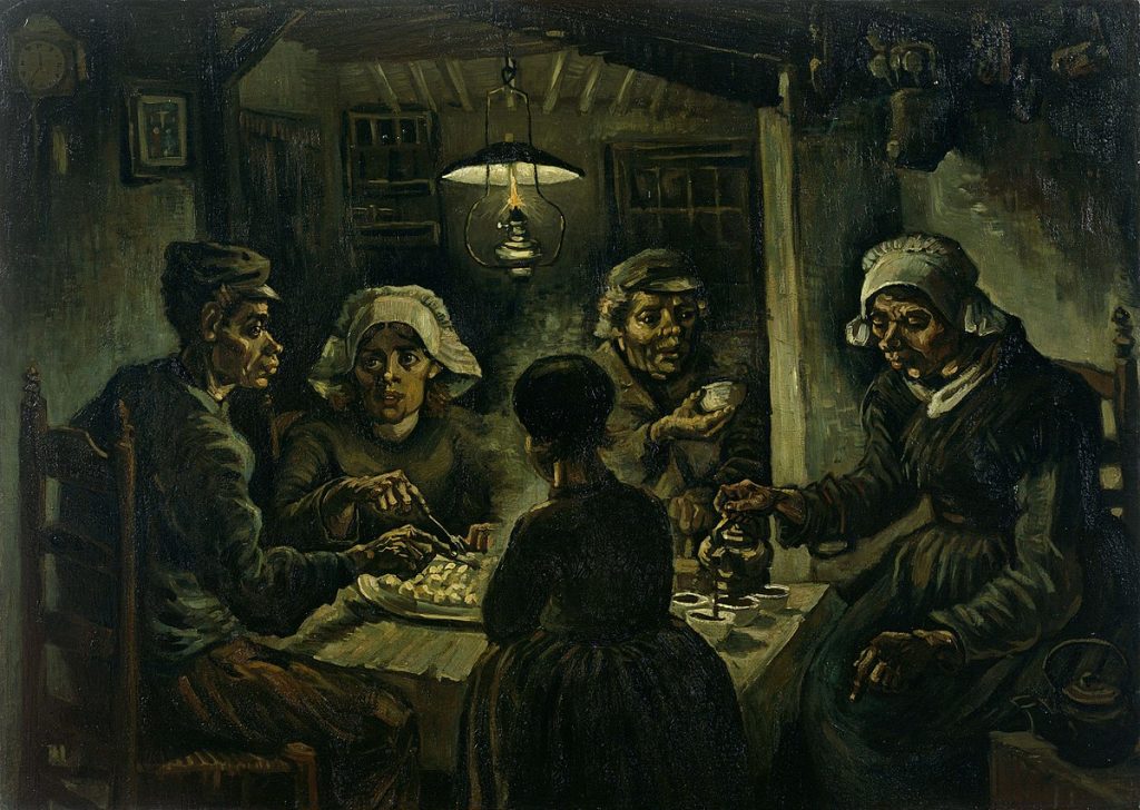 Les Mangeurs de pommes de terre, Van Gogh 1885