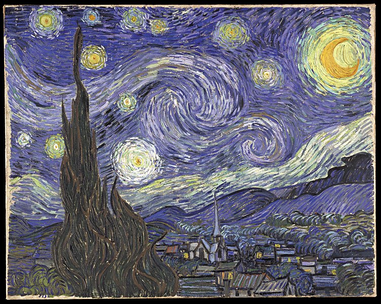 La Nuit étoilée, Van Gogh 1889