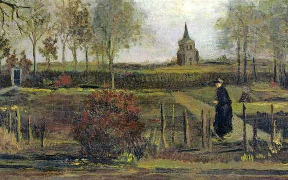 Le jardin du presbytère de Nuenen au printemps, Van Gogh 1884